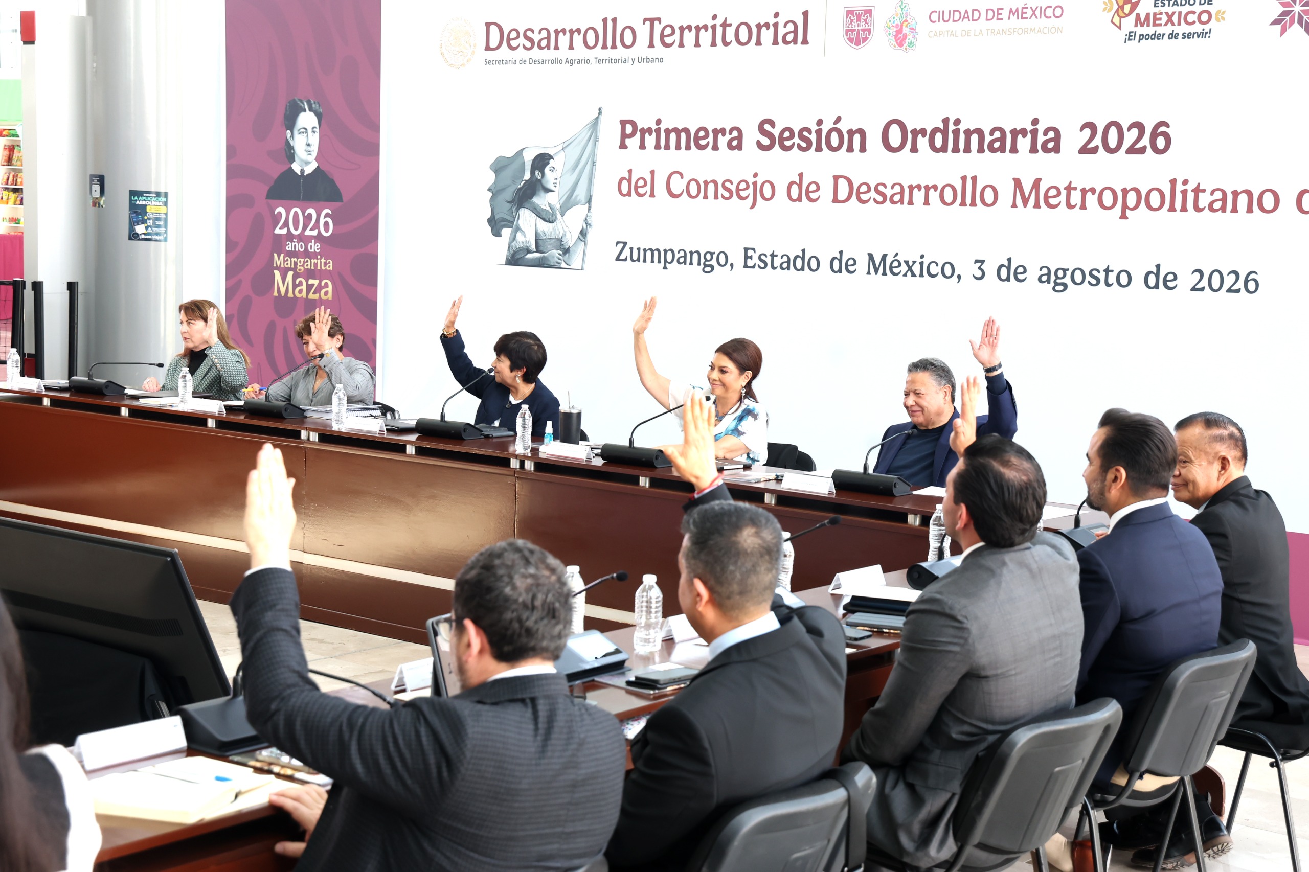 Primera Sesión Ordinaria 2026 del Consejo de Desarrollo Metropolitano del Valle de México